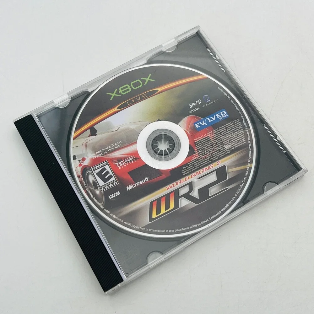 World Racing 2 Microsoft Xbox Original Game Disc WR2 Racing Simulator